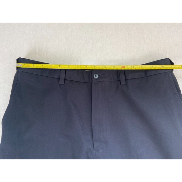 Croft & Barrow Men's Dress Pants Black 36x30 Classic Fit Stretch Work Wedding - Picture 6 of 9